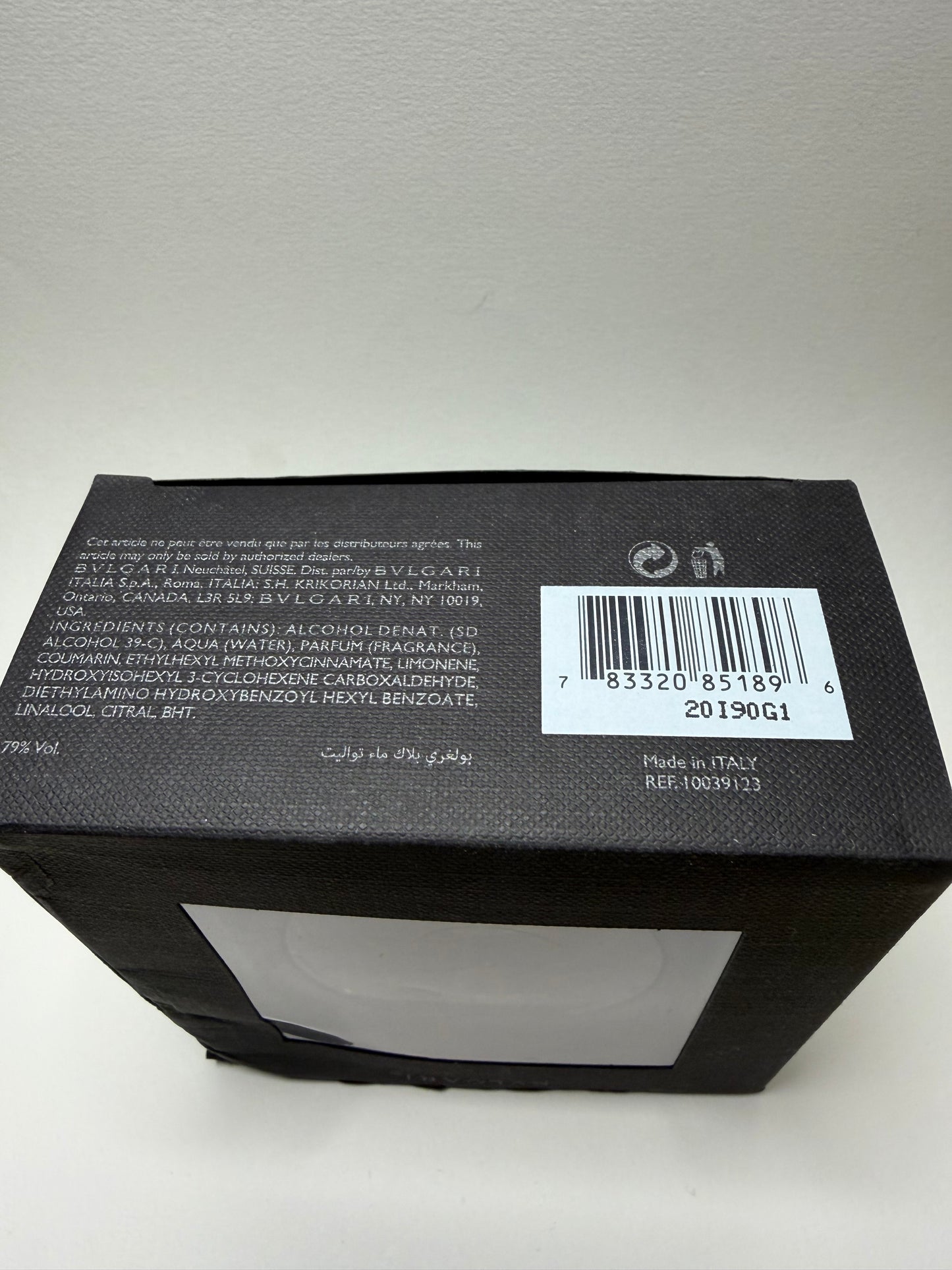 Bvlgari Black eau de toilette 40ml