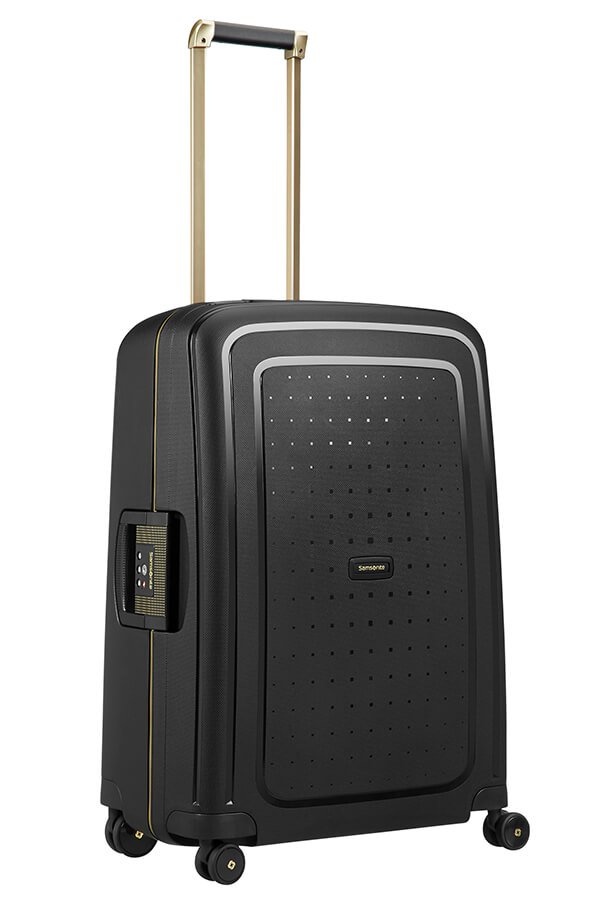 SAMSONITE S'CURE DLX VALISE 4 ROUES 69CM Black/Gold Deluscious