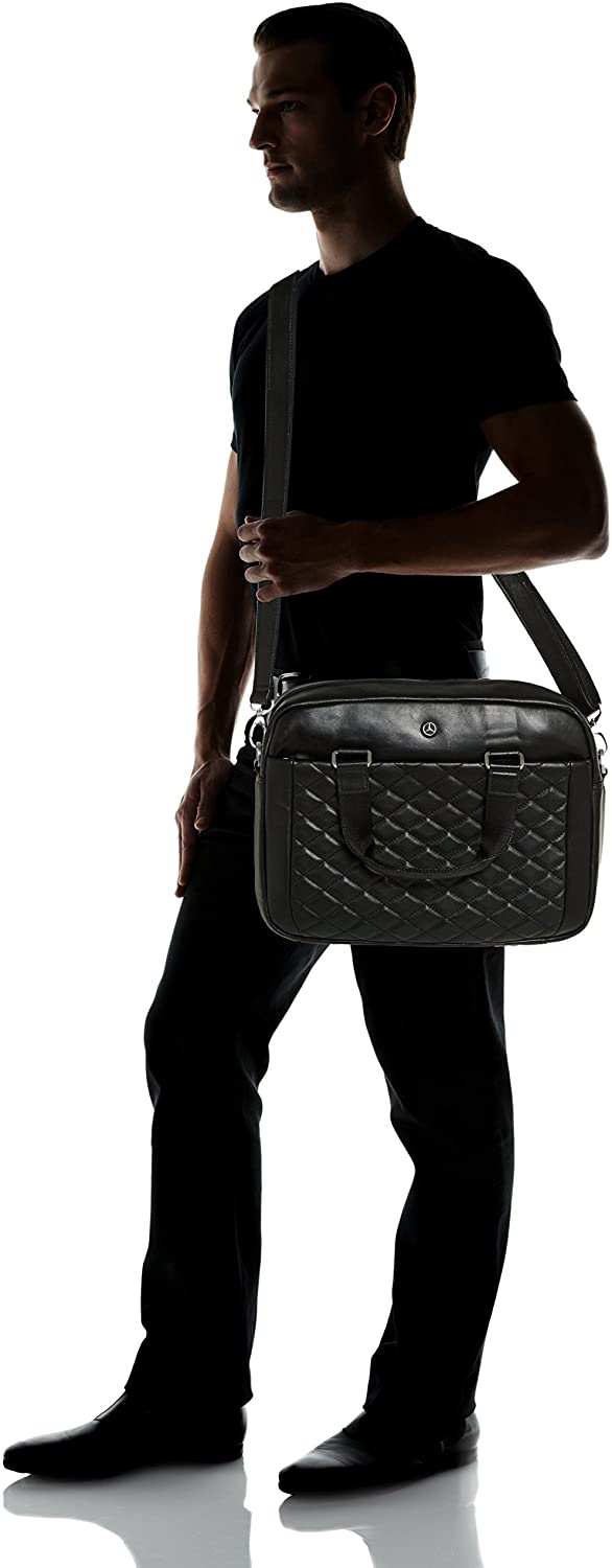 Mercedes Benz MBS06090101/DIAMONDS 3 BLACK leather bag