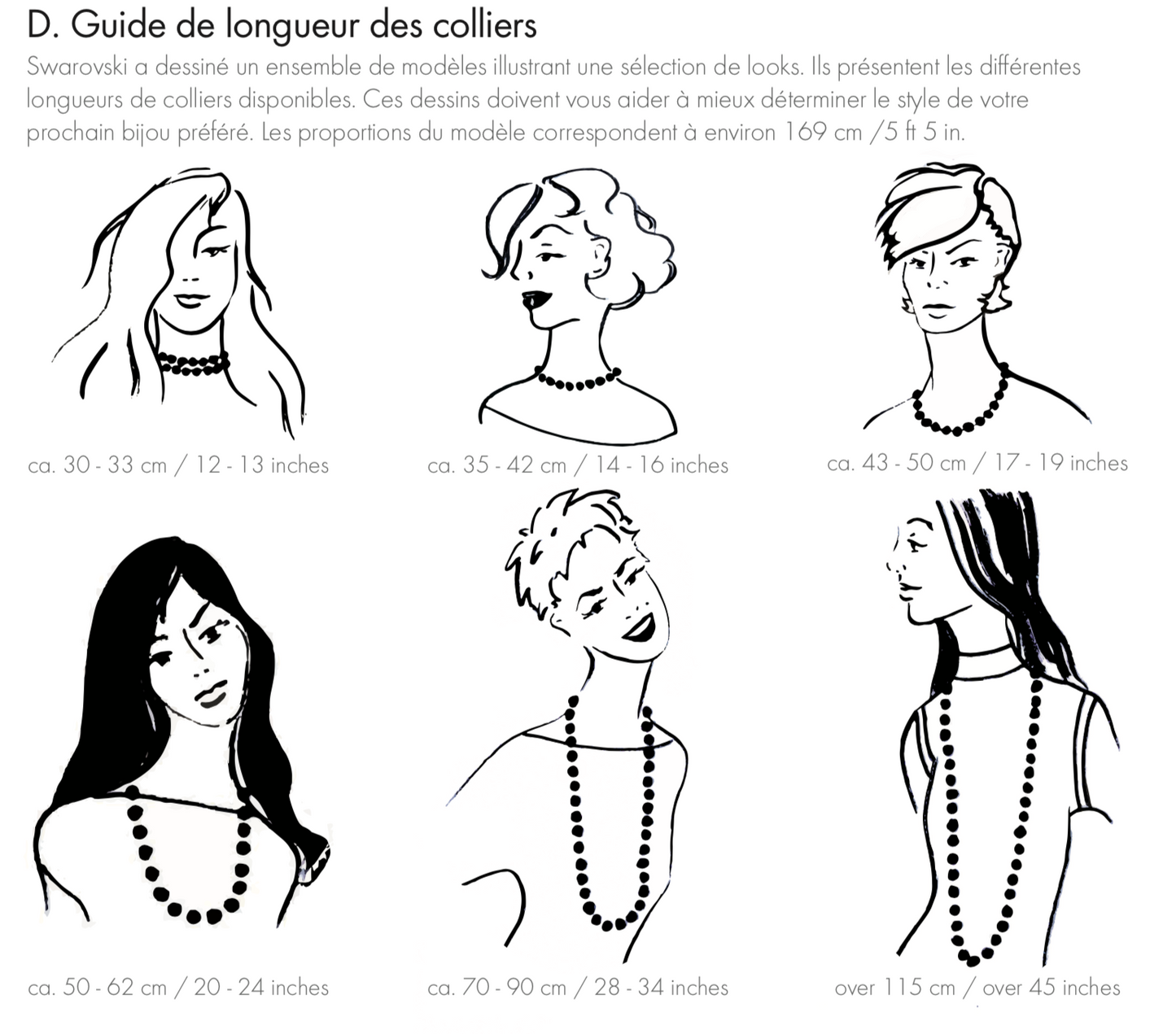 SWAROVSKI PENDENTIF LISABEL, BLANC, MÉTAL DORÉ