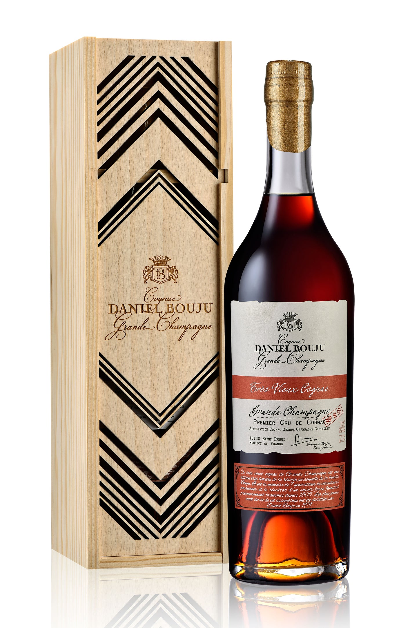 Daniel Bouju Cognac BRUT DE FÛT – 50% Vol.