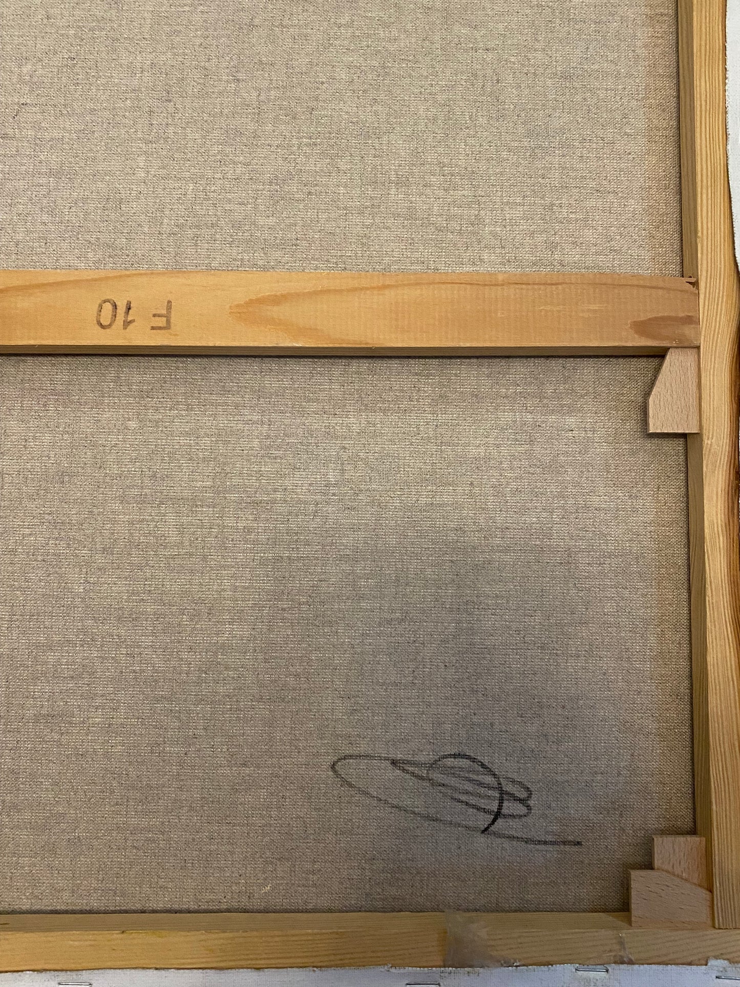 Claude Fossoux oil on canvas authentic painting and signed 55X46 cm