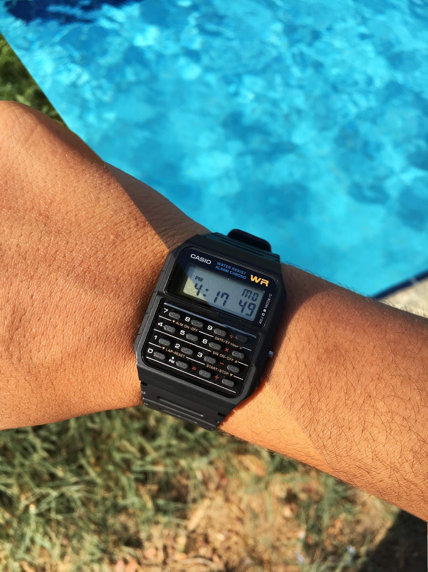 CASIO men's watch CA-53W multifunction calculator water resist and CASIO alarm CA-53W men's watch multifunction calculator water resist and alarm