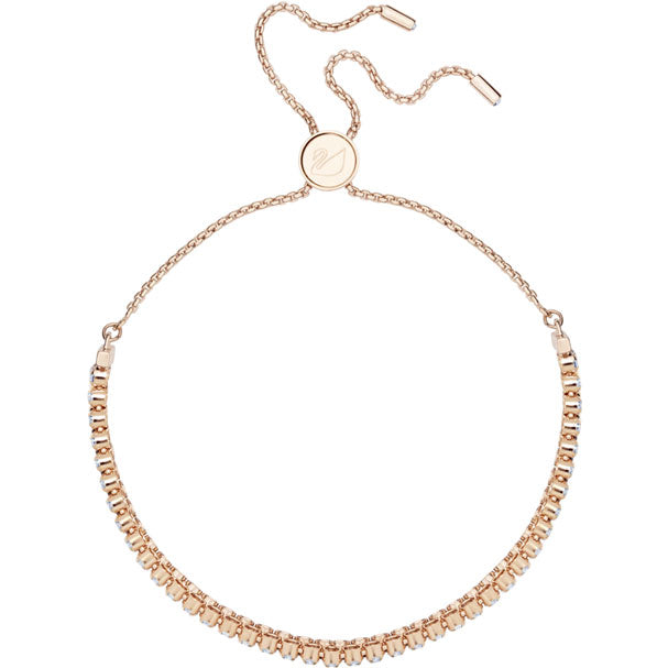 SWAROVSKI BRACELET SUBTLE DOUBLE, NOIR, PLAQUÉ OR ROSE 5352092