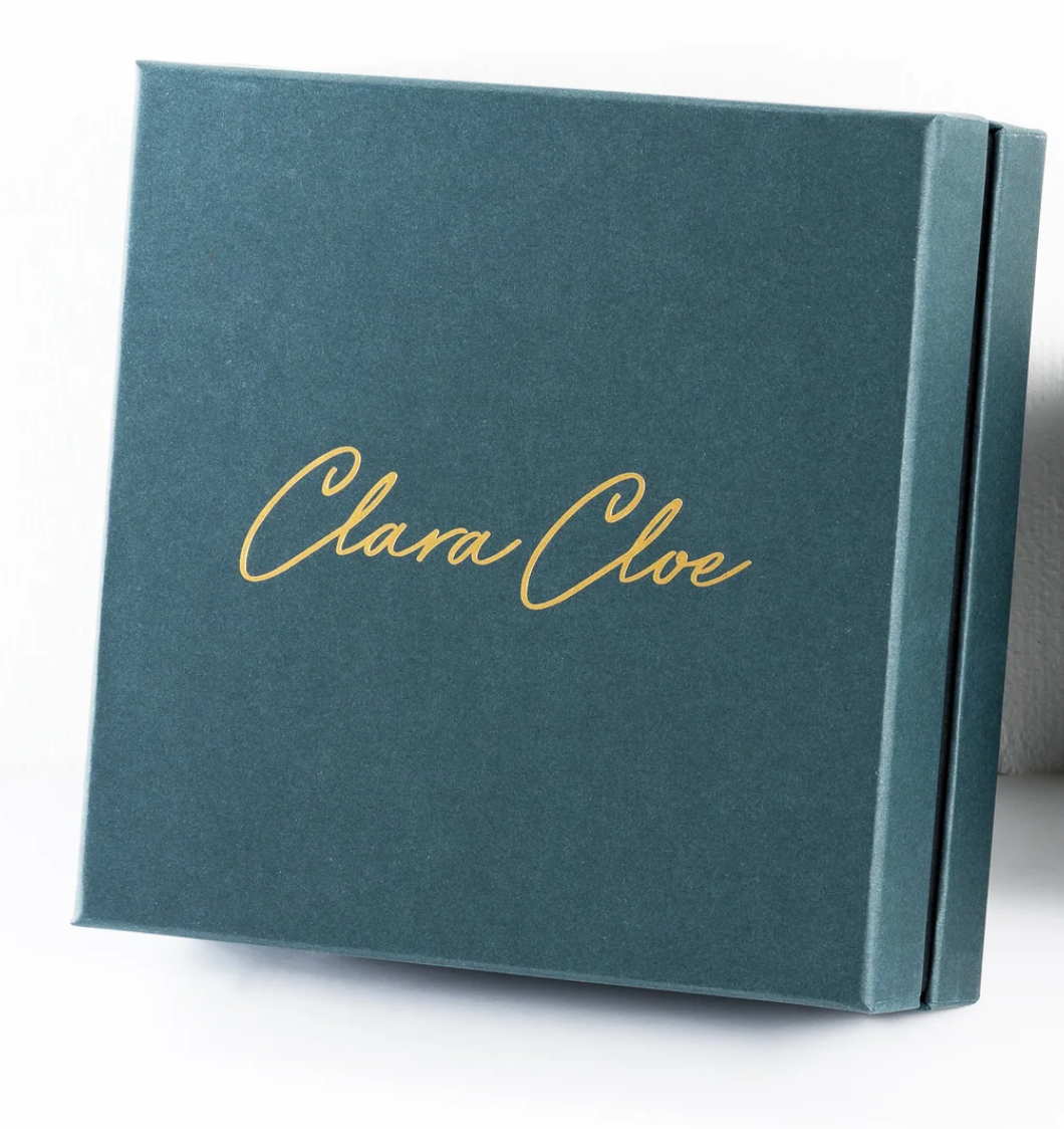 Clara Cloe Kairos Bracelet in Satin-Finished 925 Sterling Silver, 24 kt Gold Plated with Natural Black Zircons