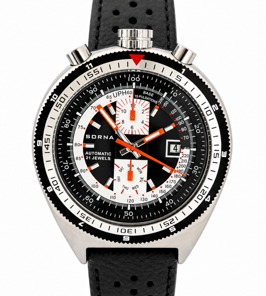 Sorna Bullhead Automatic Watch – Tachymeter Scale