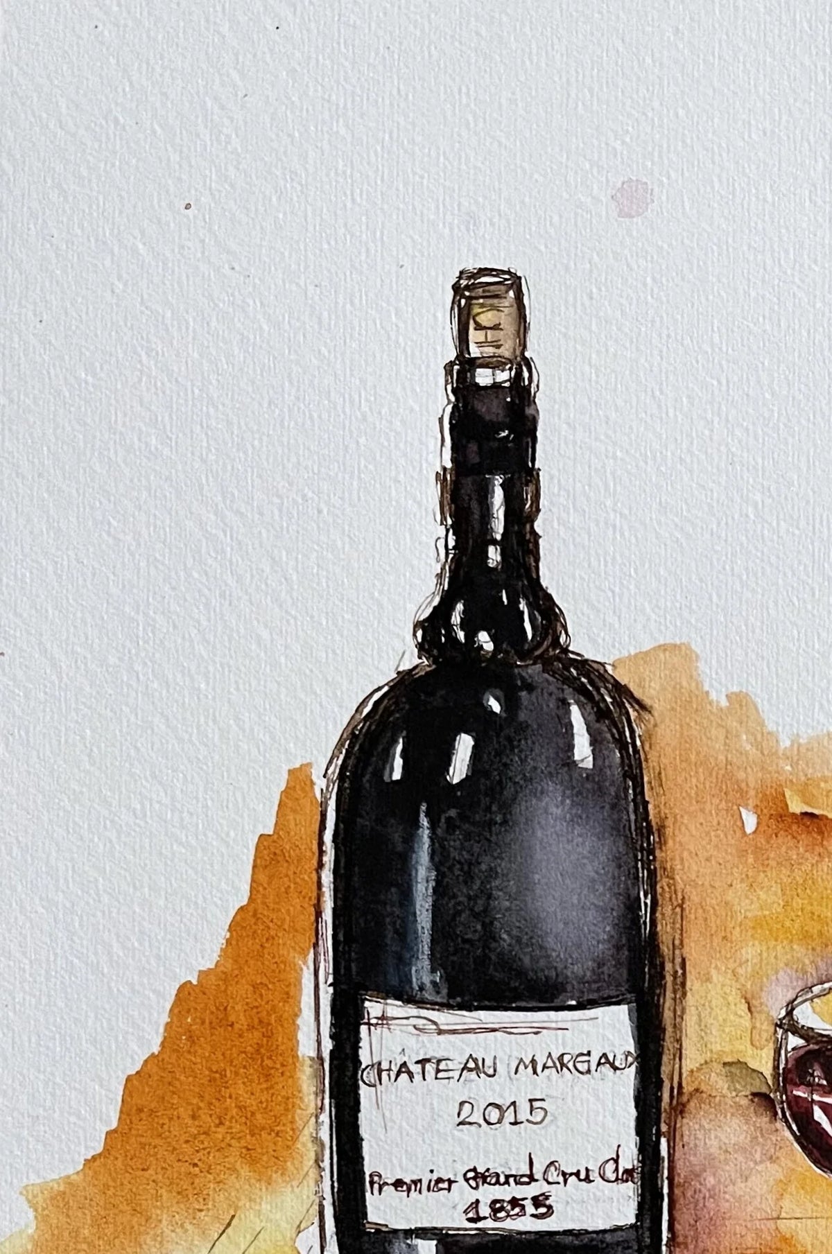 Gourmet Palette Original watercolor painting