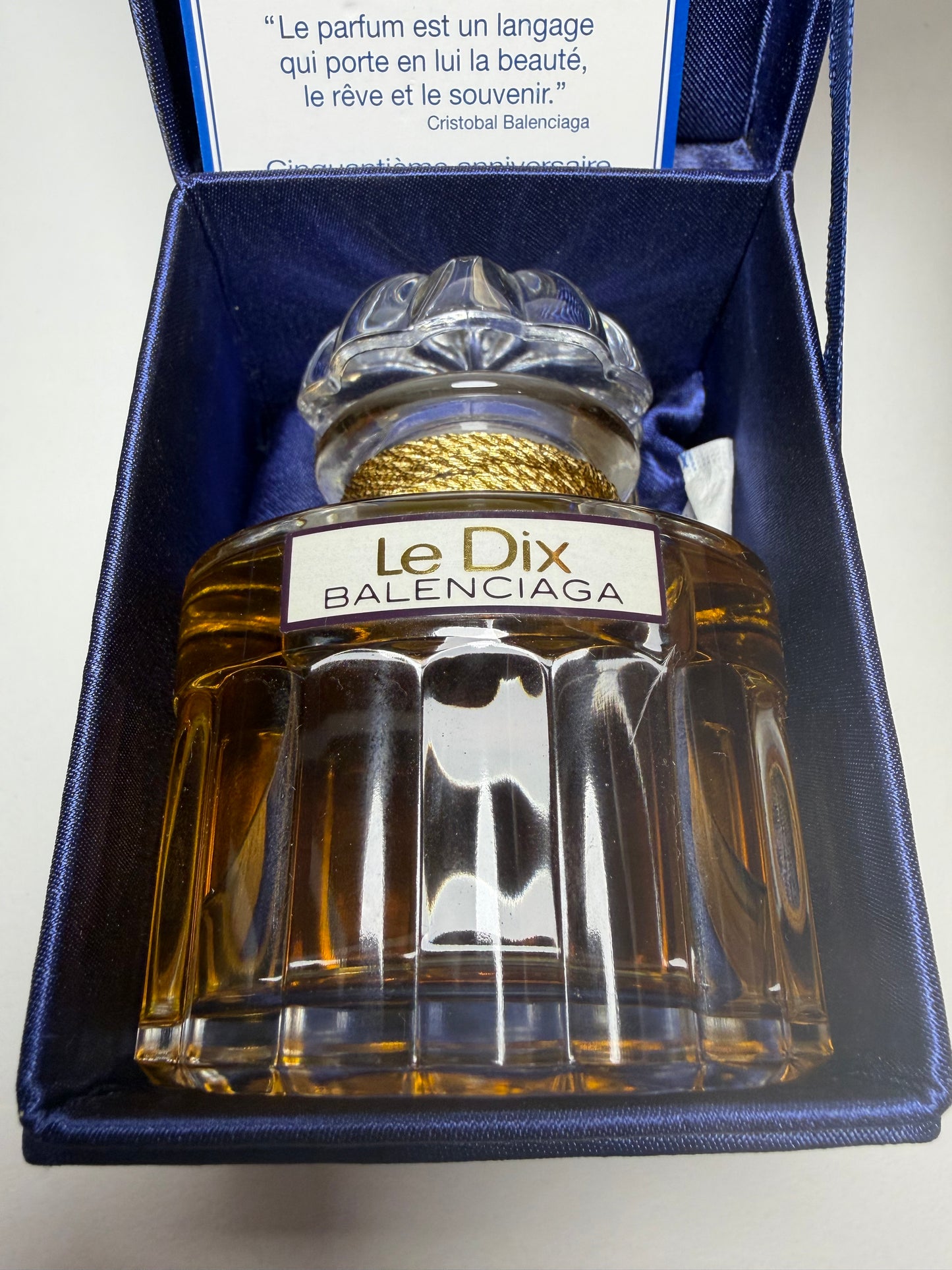 Balenciaga Le Dix (1997) Parfum 75ml - 50th anniversary limited edition - vintage 1997 very rare