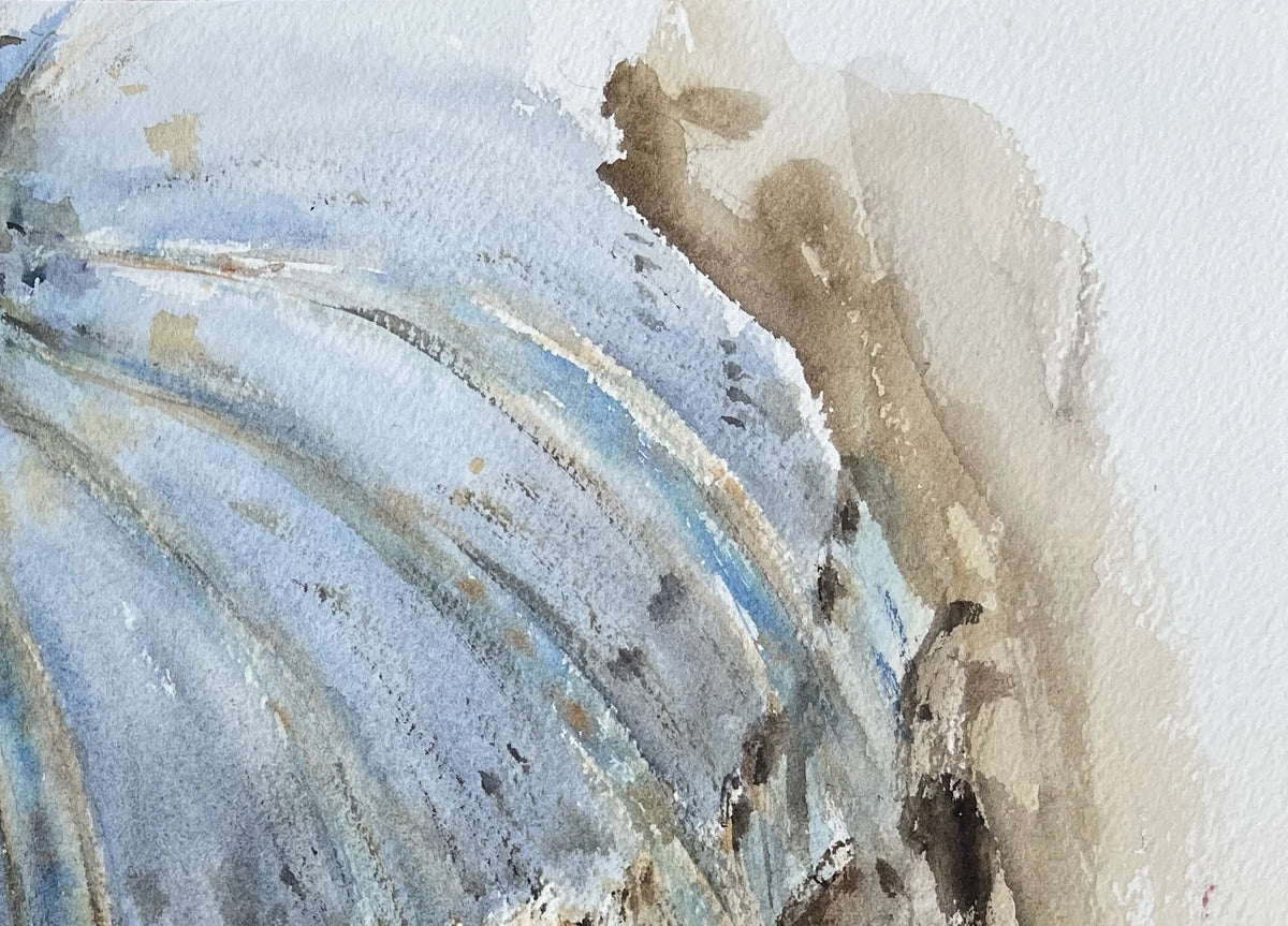 The Galeries Lafayette Dome Original watercolor painting