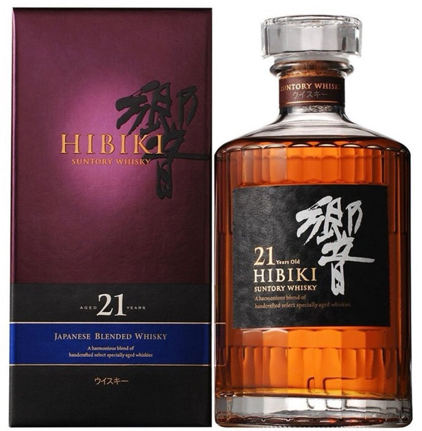 Suntory Hibiki 21 Year Old Blended Japanese Whisky 70CL