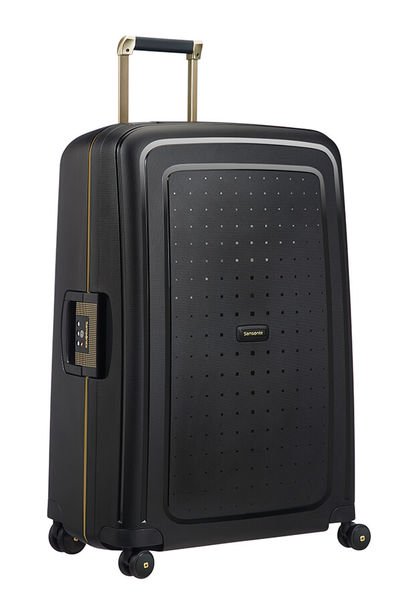 Samsonite S'cure dlx valise 4 roues 75cm Black/Gold Deluscious