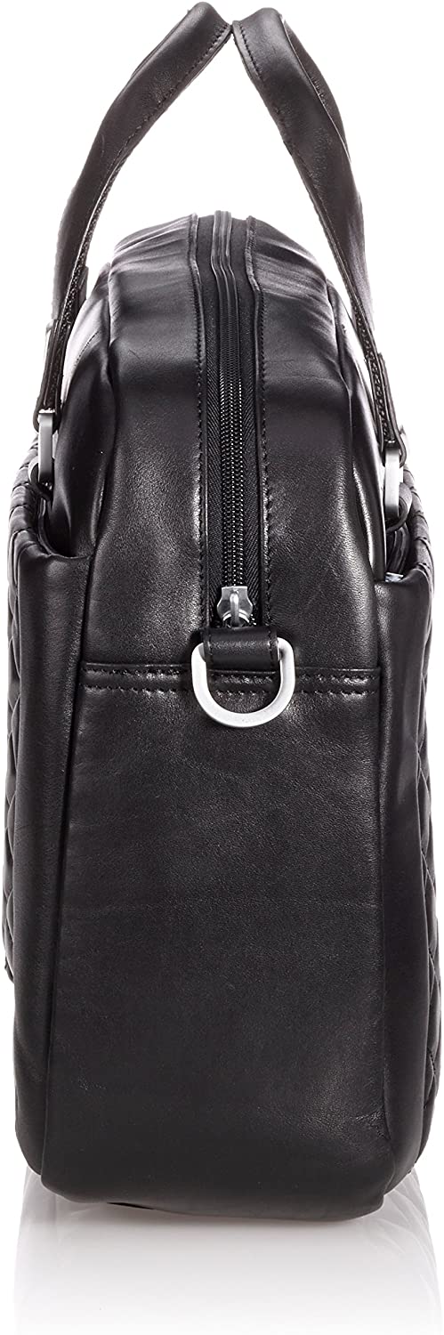 Mercedes Benz Original Ladies Handbag / Shoulder Bag Black Leather