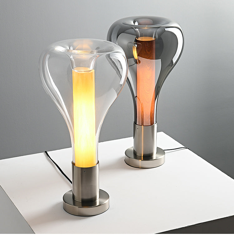 Minimalist and modern design glass table light