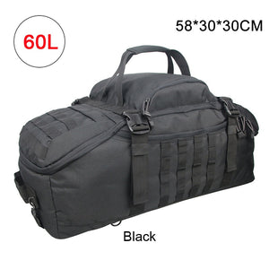 40L 60L Men Army Sport Gym Bag Military Tactical Waterproof Backpack , –  LUXOFORCE