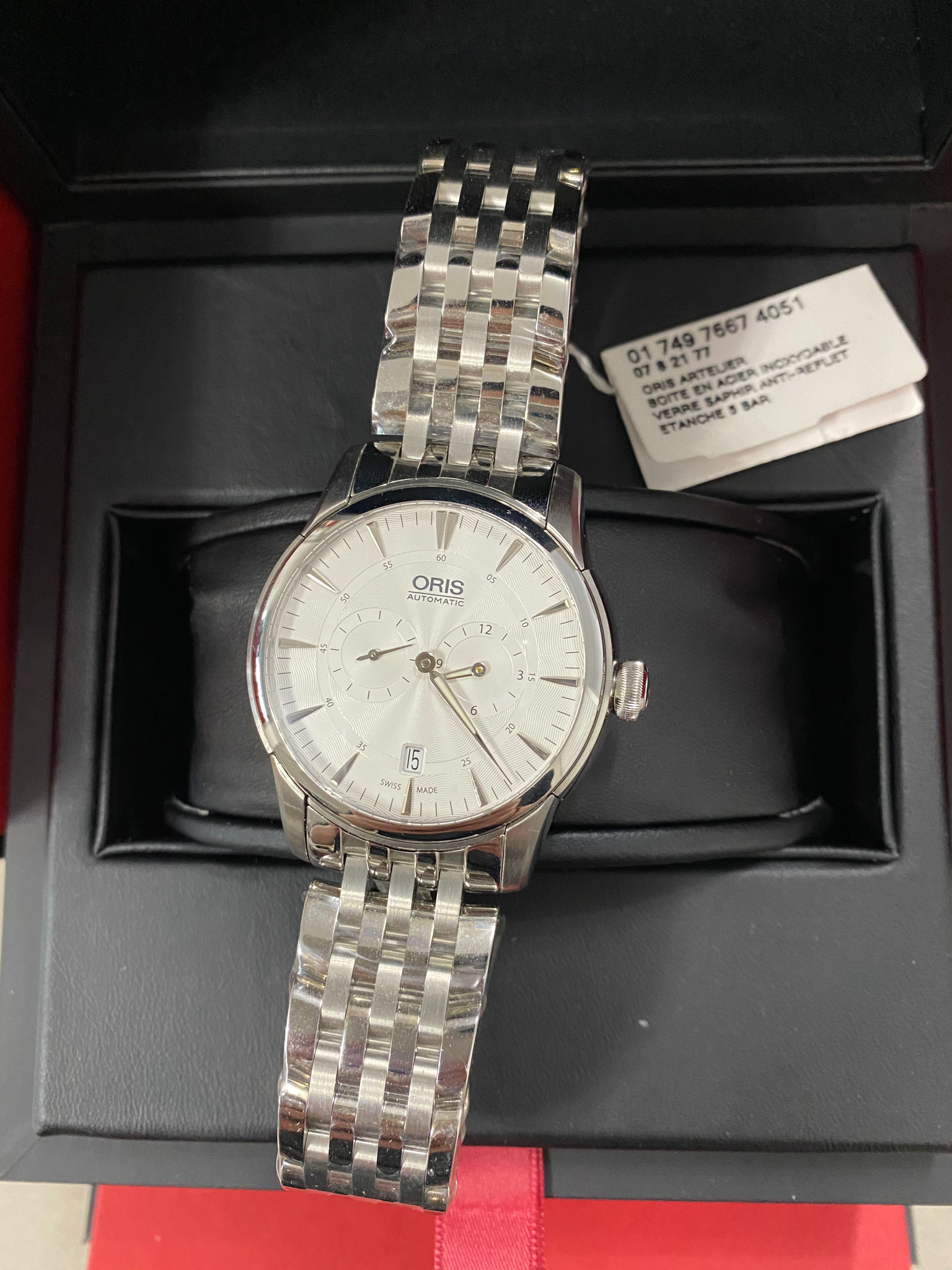 Oris Artelier Regulateur Stainless steel 0174976674051 LUXOFORCE