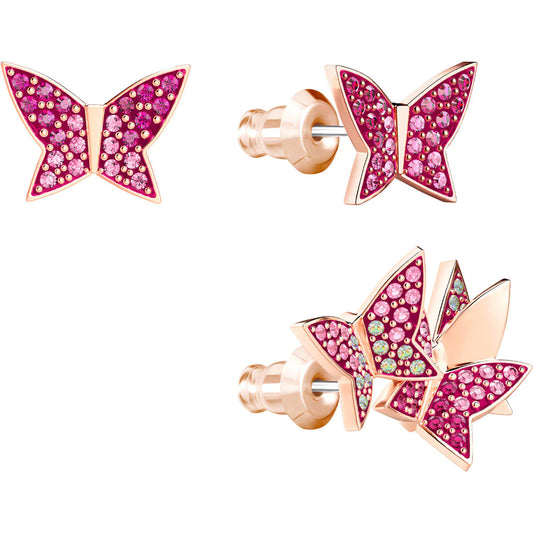 Swarovski Lilia Pierced Earring Set 5378694 Multi-colored, Rose gold tone plated