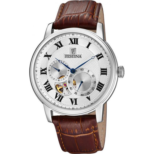 FESTINA Montre Festina Automatico F6858-1 - Montre Automatique Cuir Marron Homme